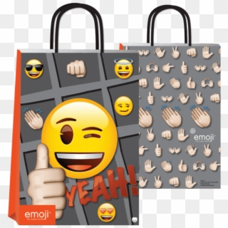 Bolsa Emoji Yeah 22x10x30 - Smiley, HD Png Download