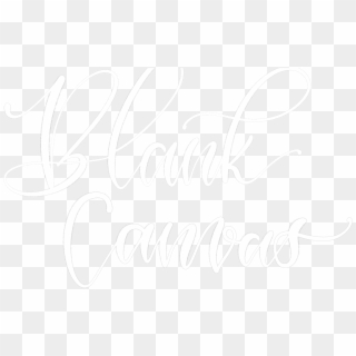 Blank Canvas Logo - Calligraphy, HD Png Download