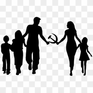 Family Silhouette Pictures At Getdrawings - Transparent Background People Clipart, HD Png Download