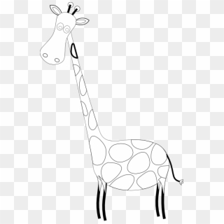 Clipartist Net Clip Art Sympa Line Animal - Giraffe, HD Png Download