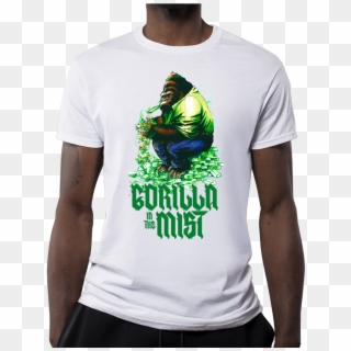 Gorilla In The Mist Men's T-shirt - Color Change T Shirt Mockup, HD Png Download