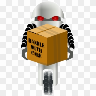 Robot Carrying Things 1 By Rg1024 This Is Clipart Image - Robot Clip Art, HD Png Download
