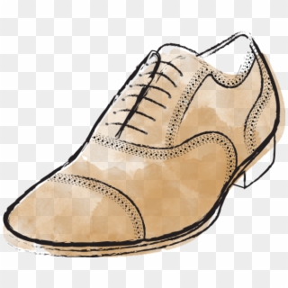 The Oxford Is A Style Of Men's Shoe Characterized By - Sandal, HD Png Download