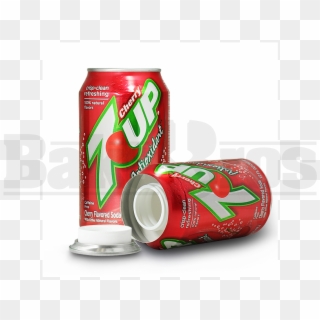 Stash Safe Can 7up Cherry 12 Fl Oz - Carbonated Soft Drinks, HD Png Download
