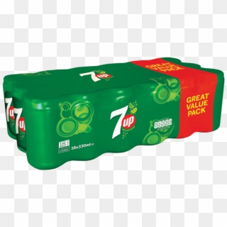 7up Lemon Lime And Bubbles 18 X 330ml - Box, HD Png Download