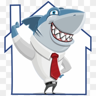 Happy Fathers Day Daddy Shark , Png Download - Shark Business, Transparent Png