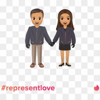 #representlove Https - //emoji - Tinder - Com/ Pic - Cartoon, HD Png Download