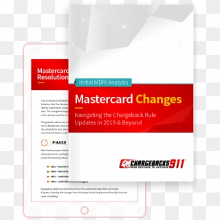 Navigating The Chargeback Rule Changes In 2019 And - Chargebacks911, HD Png Download