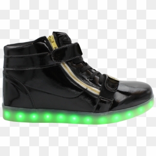 Galaxy Led Shoes Light Up Usb Charging High Top Plated - Sneakers, HD Png Download