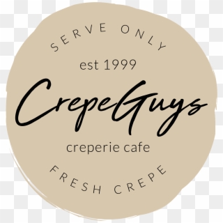 Serve Only Fresh Crepe - Circle, HD Png Download