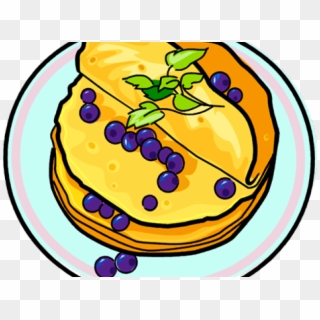 Blueberry Pancakes Clipart, HD Png Download