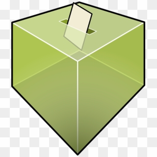 Ballot Election Polling Vote Box Green - Urne Png, Transparent Png