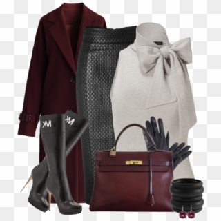 Burgundy Outfit - Formal Wear, HD Png Download