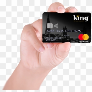 King Prepaid Mastercard, Hochgeprägt Und Ohne Schufa - Smartphone, HD Png Download