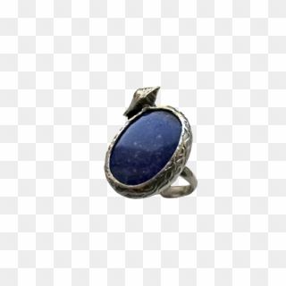 Lapis Lazuli- Handmade Sterling Silver Ring - Engagement Ring, HD Png Download