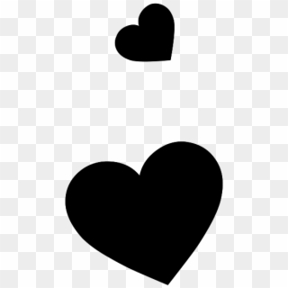 #hearts #heart #black #blackheart #overlay #overlays - Heart, HD Png Download