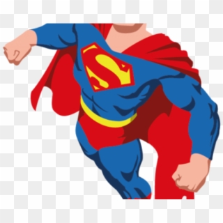 Superman Body Cartoon Png, Transparent Png