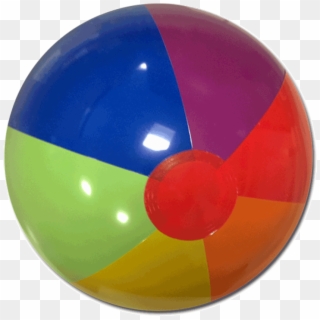 Open Image - Beach Ball Rainbow, HD Png Download