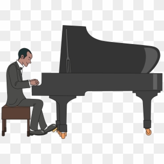 Clipart - Male Pianist - Пианист Картинка Пнг, HD Png Download
