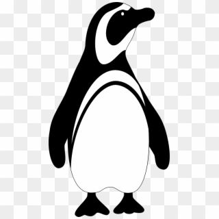 Download Small Png Medium Png Large Png Svg Edit Clipart - Clip Art Penguin Black And White, Transparent Png