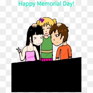Happy Memorial Day - Cartoon, HD Png Download