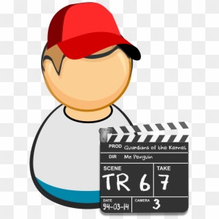 This Free Icons Png Design Of Clapperboard Guy - First Aider Clipart Png, Transparent Png