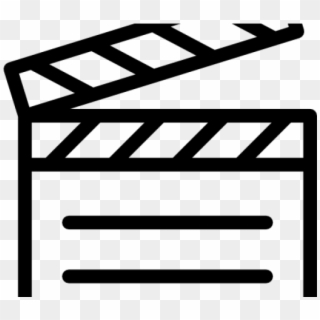 Clapperboard Clipart Movie Themed - Clapper Board Colouring Page, HD Png Download