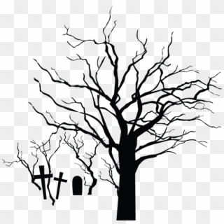 Halloween - Black Branches Png, Transparent Png