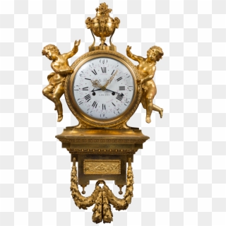 The Cherubs Wall Cartel Clock, Louis Xvi Period - Quartz Clock, HD Png Download