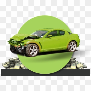 Sell Your Junk Car Get Paid Cash Today Call 298-3990 - Car Crash White Background, HD Png Download