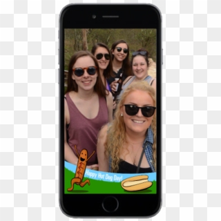 Snapchat Filters In Phones 04, HD Png Download