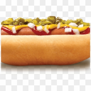 Images Of Hot Dogs - Hotdog With Ketchup Mustard And Relish, HD Png Download