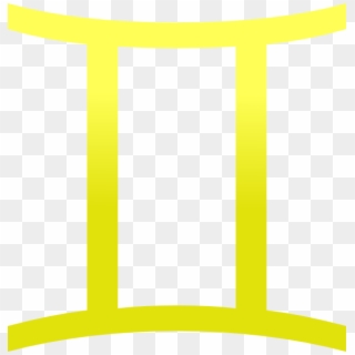 Yellow Gemini Symbol, HD Png Download