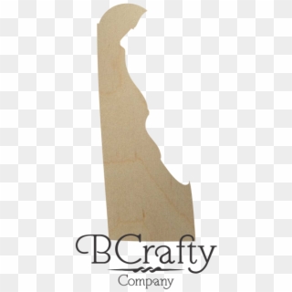Wooden Delaware State Shape Cutout - Plywood, HD Png Download