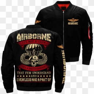 Com Airborne It's Not A Club It's A Brotherhood That - Jacket, HD Png Download