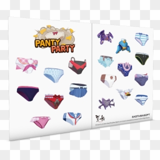 Click To Enlarge Image Pantyparty Switch Stickerset - Panty Party, HD Png Download