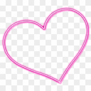 #freetoedit#heart #neon #heartneonlights #corazon #remixit - Heart Neon Lights Png, Transparent Png