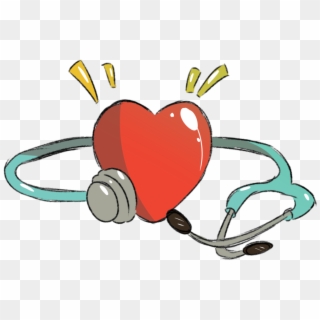 Heart With Stethoscope Clipart, HD Png Download