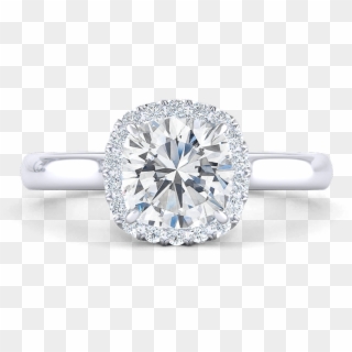 Ld Halo Solitaire - Pre-engagement Ring, HD Png Download