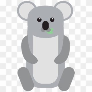 Grey Clipart Koala - Baby Koala Clipart, HD Png Download