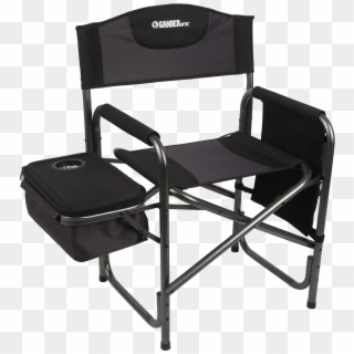 Folding Directors Chair With Cooler And Table - Gander Mountain Folding Chair, HD Png Download