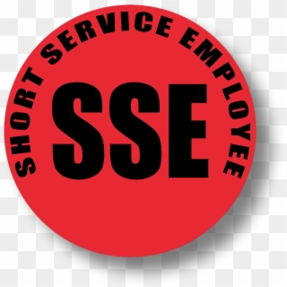 Short Service Employee Hard Hat Sticker Short Service - Circle, HD Png Download