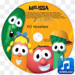 Veggietales Sing A Long Mp3 - Veggietales Just Me Music, HD Png Download