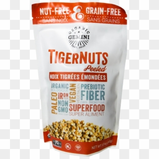 Shopaip Organic Gemini Peeled Tigernut Raw Snack 12 - Breakfast Cereal, HD Png Download