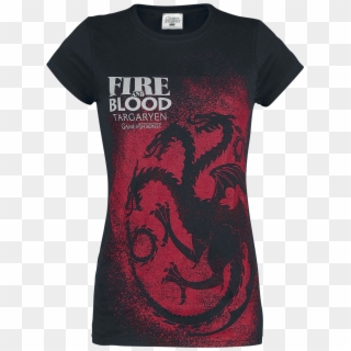 Game Of Thrones House Targaryen Fire And Blood Sigil - House Targaryen, HD Png Download