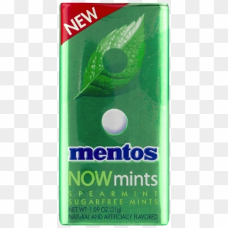 Mentos Now Mints, Spearmint, - Mentos Now Mint Tray, HD Png Download