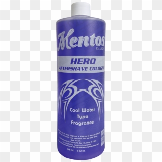 Mentos Hero After Shave Cologne Cool Water 32oz - Label, HD Png Download