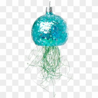 Jelly Fish Glass Christmas Ornament - Christmas Ornament, HD Png Download