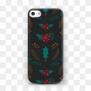 Winter Bouquet Pattern Case Iphone 5/5s - Mobile Phone Case, HD Png Download