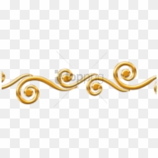 Decorative Gold Line Png Png Image With Transparent - Transparent Gold Decorative Lines Png, Png Download